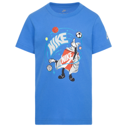 Boys' Preschool - Nike Magic Boxy Short Sleeve T-Shirt - Blue/Light Photo Blue