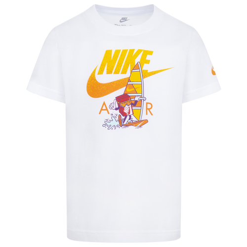BOYS - Nike Air Short Sleeve T-Shirt - Multi/White