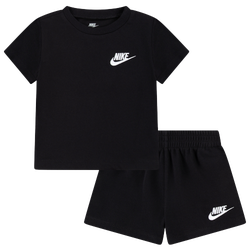 Boys' Infant - Nike Club LBR Knit Shorts Set - Black/White