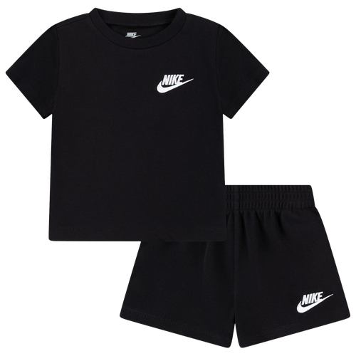 Nike Boys   Club Lbr Knit Shorts Set In Black