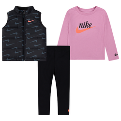 Girls' Toddler - Nike First Impressions 3 Piece Set - Black/Pink
