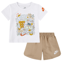 Boys' Infant - Nike NSW Doodlevision Shorts - Brown/Brown