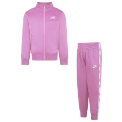 Girls' Preschool - Nike NSW Tricot Set - Magic Flamingo/White