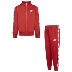 Boys' Preschool - Nike Full-Zip Set With Logo Taping - University Red