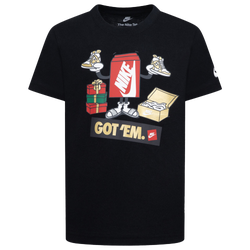 Boys' Preschool - Nike Boxy Got Em T-Shirt - Black/Gold