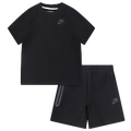 Nike Tech Fleece T-Shirt And Shorts Set - Nike Black
