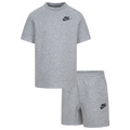 Nike Tech Fleece T-Shirt And Shorts Set - Nike Grey Heather
