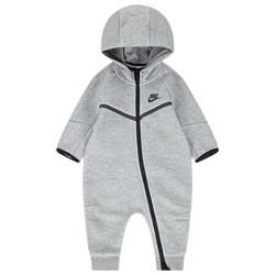 Boys' Infant - Nike Tech Fleece Coverall - Dark Grey Heather