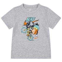 Boys' Toddler - Nike Boxy Biking T-Shirt - Light Grey Smoke