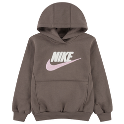 Girls' Preschool - Nike Club Chenille Pullover Hoodie - Sweet Beet/Mink Brown