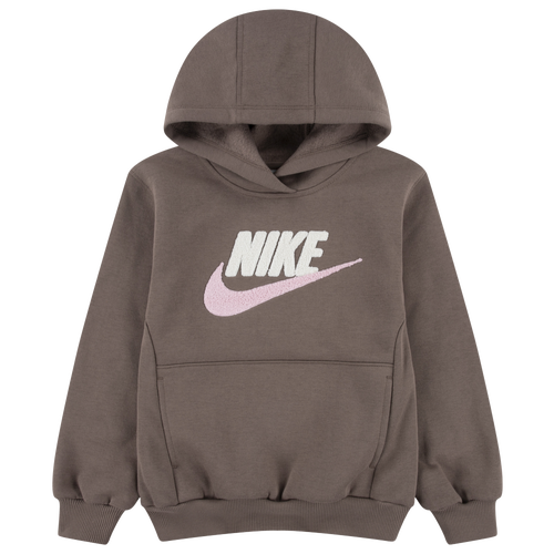  - Nike Club Chenille Pullover Hoodie - Sweet Beet/Mink Brown