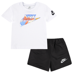 Boys' Infant - Nike Futura Ice Cream Woven Short Set - Black/White