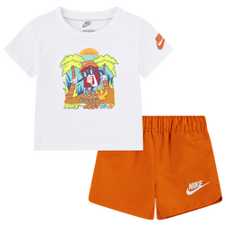 Boys' Infant - Nike NSW Boxy Woven Short Set - Safety/White