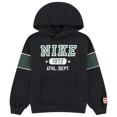 BOYS - Nike P.E. FT Graphic Pullover - Green/Black