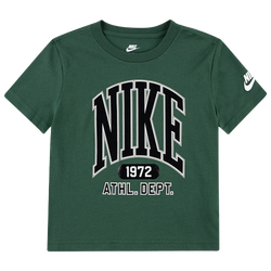 Boys' Preschool - Nike Giant Varsity T-Shirt - White/Fir