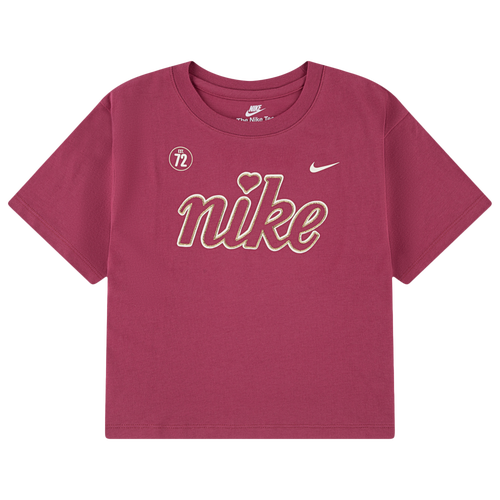 Nike Cozy Little Kids' T-shirt In Pink