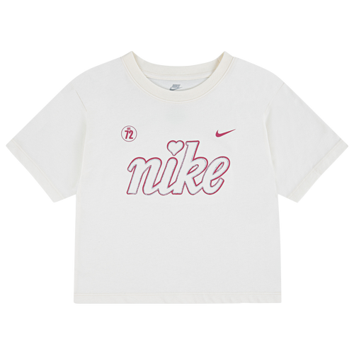 Nike Cozy Little Kids' T-shirt In White