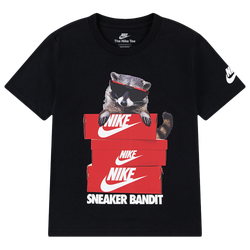 Boys' Preschool - Nike Sneaker Bandit Short Sleeve T-Shirt - Black/Red