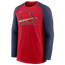 Nike Cardinals Authentic Pregame Raglan Sweatshirt - Men's Red/Navy