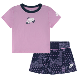 Girls' Infant - Nike Retro Remix Scooter Set - Midnight Navy/Pink