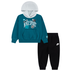 Boys' Infant - Nike NSW Multisport Fleece Set - Black/Teal