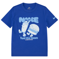 Boys' Preschool - Nike Print T-Shirt - Game Royal/White