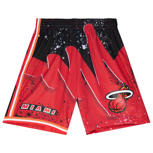 MITCHELL & NESS MENS MITCHELL & NESS HEAT HYP HOOPS SHORTS