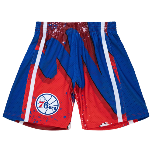 

Mitchell & Ness Mens Philadelphia 76ers Mitchell & Ness 76ers Hyp Hoops Shorts - Mens Red Size S