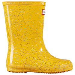 Girls' Toddler - Hunter First Giant Glitter Boot - Yellow/Yellow