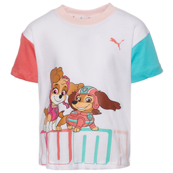 Girls' Preschool - PUMA Paw Patrol Fashion T-Shirt - White/Multi