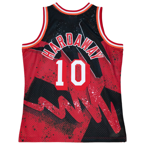 

Mitchell & Ness Mens Tim Hardaway Mitchell & Ness Heat Hyp Hoops Jersey - Mens Red Size M