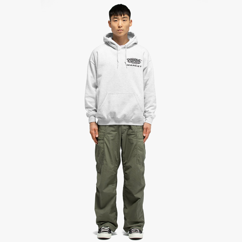 

Market Mens Market Rodman Hoodie - Mens Grey/Black Size M