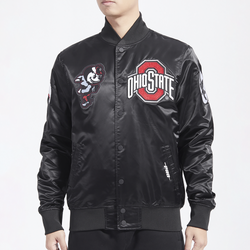 Men's - Pro Standard Ohio State Classic Satin Jacket - Red/Black