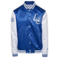 Chalk Line AJ Styles Satin Varsity Jacket - Men's Blue/Blue