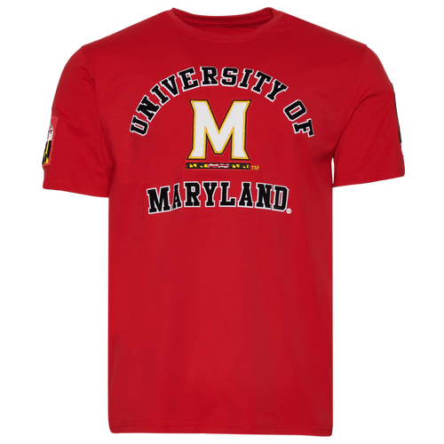 

Pro Standard Mens Pro Standard Maryland Stacked Logo T-Shirt - Mens Red/Red Size L