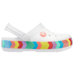 White/Multicolor- Chevron Beaded
