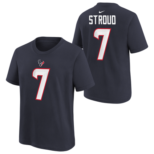 Nike Kids' Boys Cj Stroud Nfl Short Sleeve T-shirt In Blue