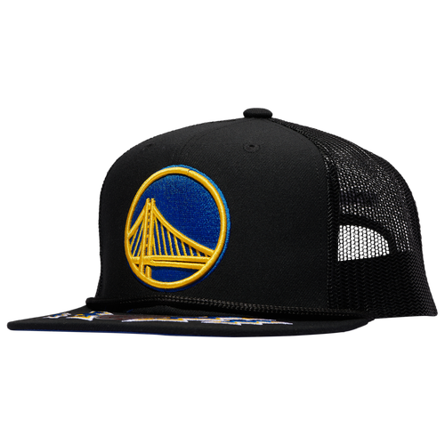 Shop Mitchell & Ness Mens Golden State Warriors  Warriors Recharge Trucker Hat In Black/blue