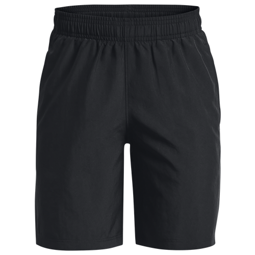 Shop Under Armour Boys  Woven Shorts In Black