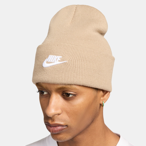 Nike Womens Peak Futura Beanie Adult Khaki White