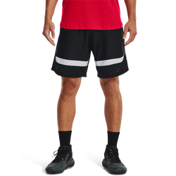 Men's - Under Armour Baseline Performance Shorts - Black/White