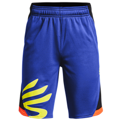 Boys' Grade School - Under Armour Curry Splash Shorts - Blue