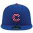 New Era Cubs 59Fifty Authentic Cap - Adult Royal/Red/White