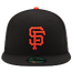 New Era Giants 59Fifty Authentic Cap - Adult Black/Blue/Red