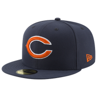 New Era Men's Orange Chicago Bears Tri-Tone 59FIFTY Fitted Hat