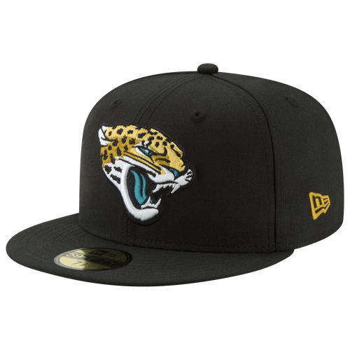 

New Era Mens New Era Jaguars 5950 T/C Fitted Cap - Mens Black Size 7