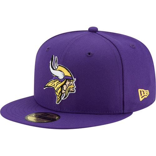 

New Era Mens Minnesota Vikings New Era Vikings 5950 T/C Fitted Cap - Mens Purple/Yellow Size 7