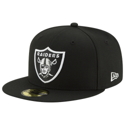 Men's - New Era Raiders 5950 T/C Fitted Cap - Black/White