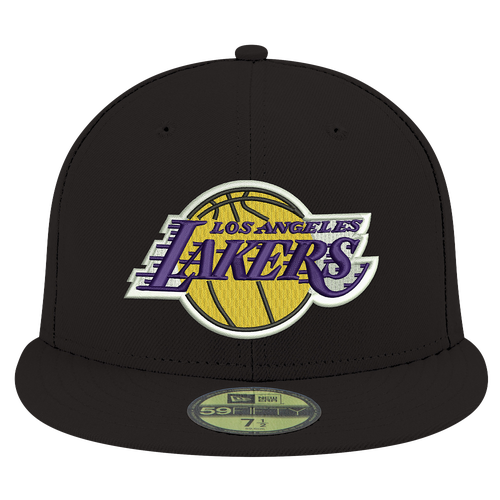 

New Era Mens Los Angeles Lakers New Era Lakers 59Fifty Team Cap - Mens Black Size 7