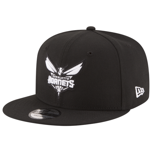 

New Era Mens Charlotte Hornets New Era Hornets Bow Snapback - Mens White/Black Size One Size